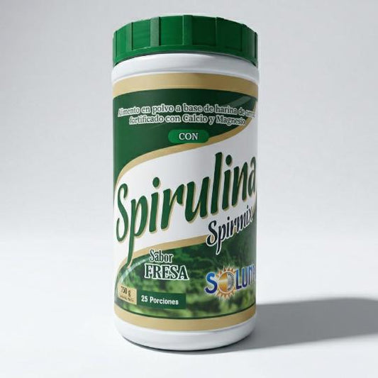 Malteada: Spirulina.