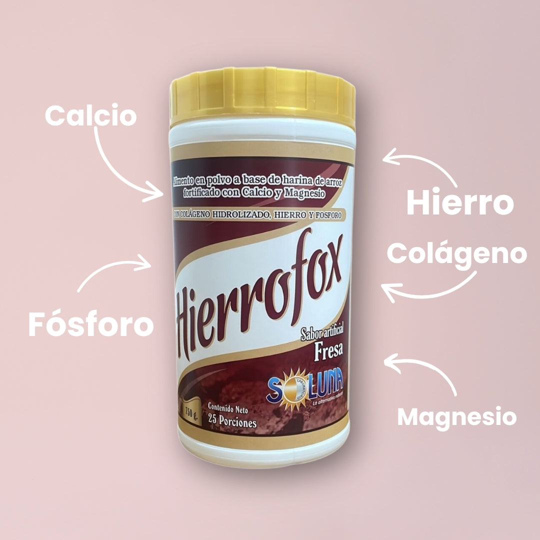 Malteada con hierro y fósforo. Hierrofox.