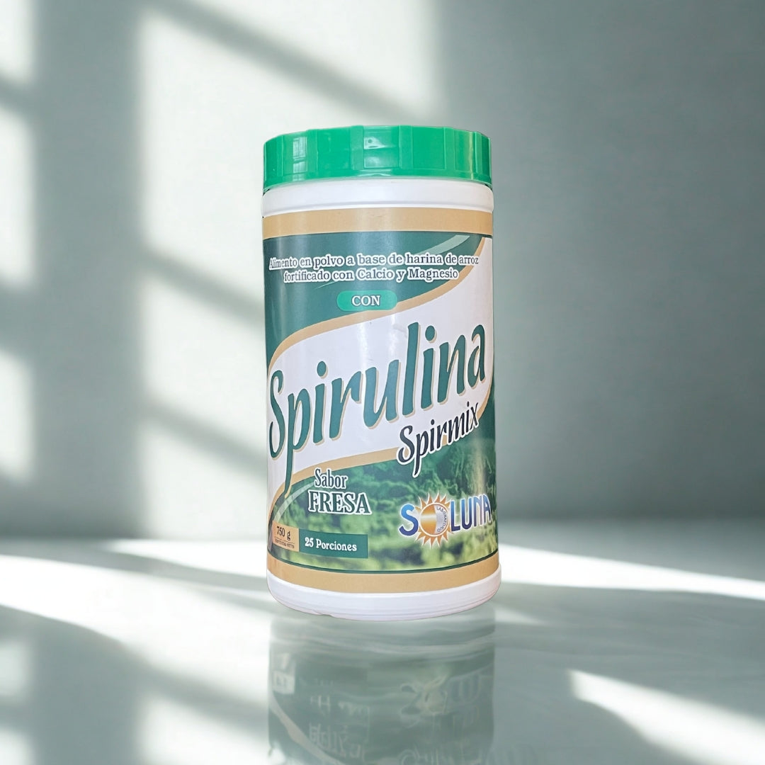 Malteada: Spirulina.