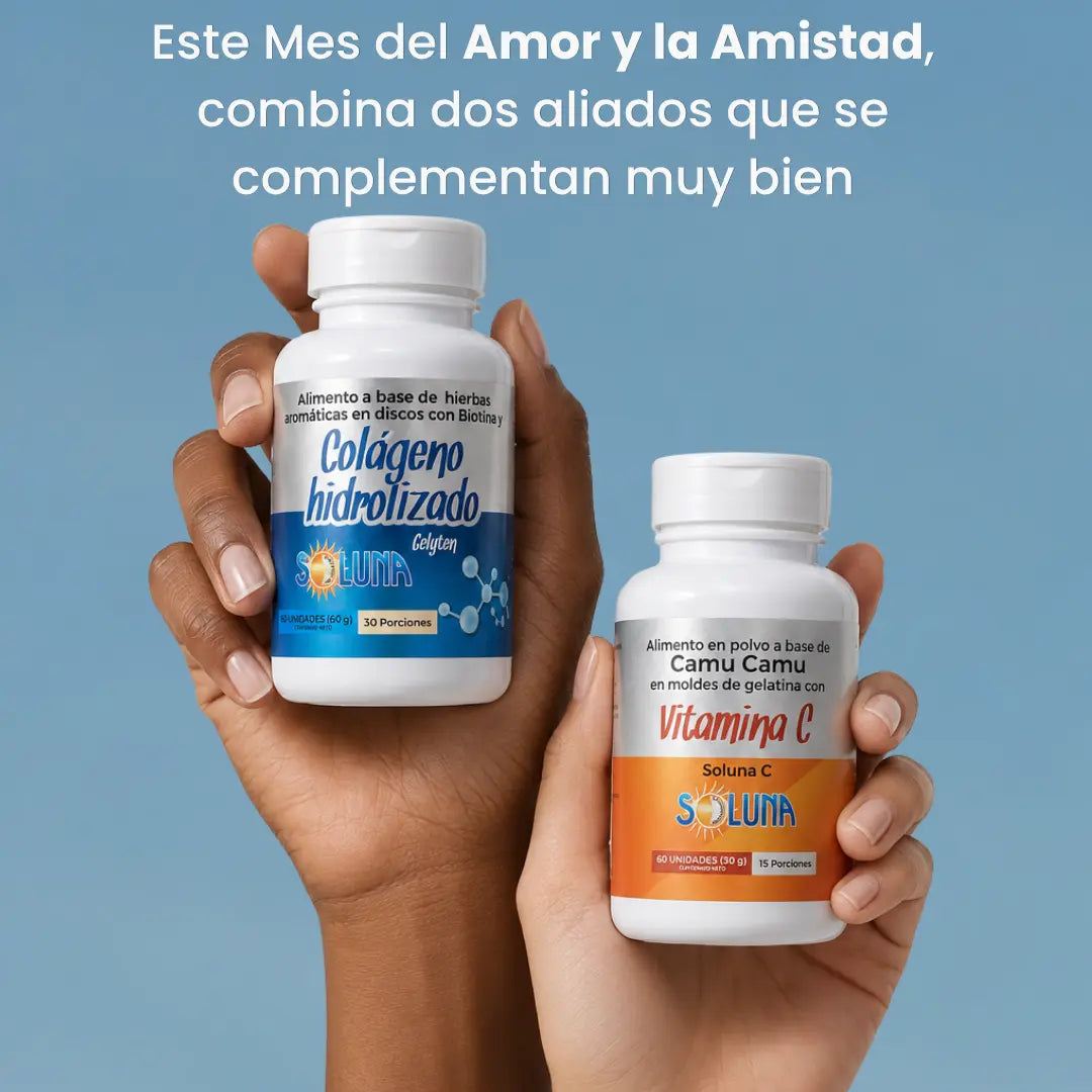 Colágeno + Vitamina C. Promo Amor y Amistad