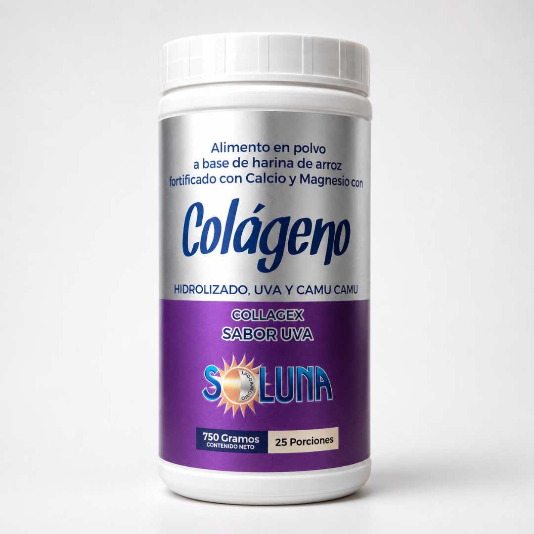 Malteada Colágeno hidrolizado x750g. Soluna Collagex.