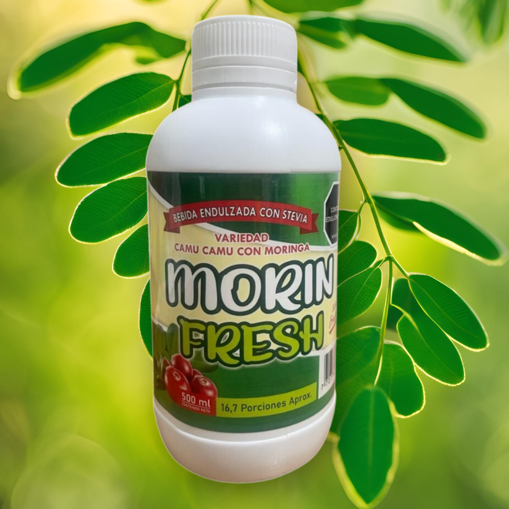 Bebida: Néctar de moringa. Morinfresh.