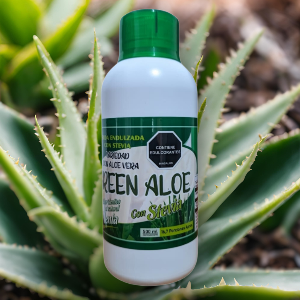 Bebida: Néctar de Aloe vera. Green Aloe.