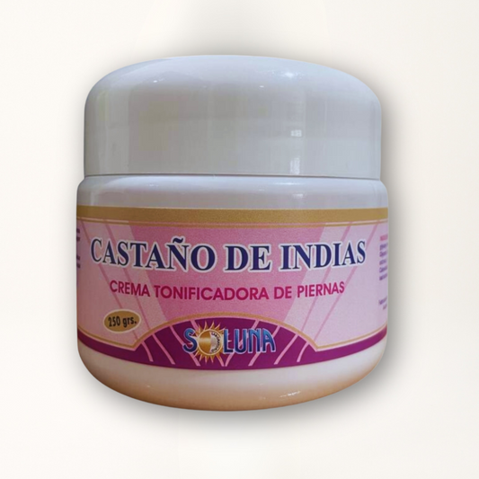 Crema tonificadora de piernas. Castaño de indias.