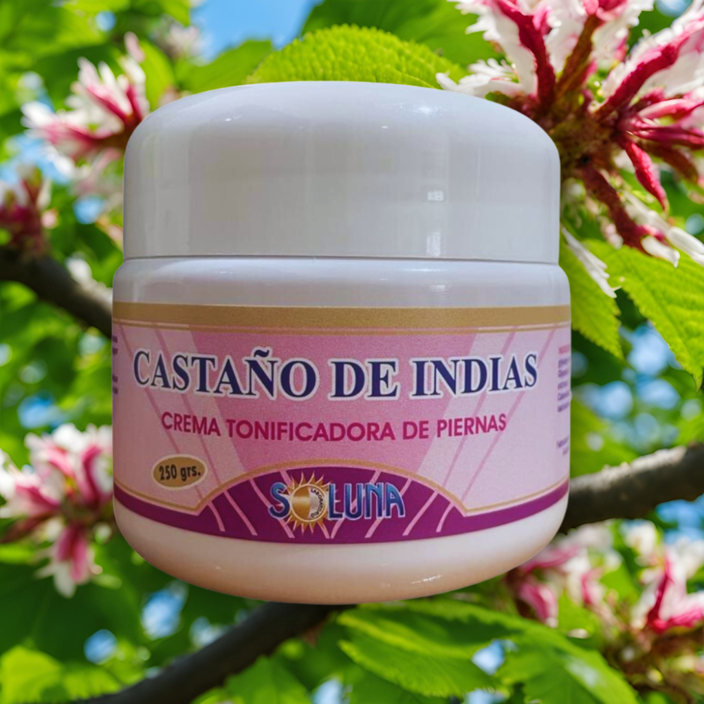 Crema tonificadora de piernas. Castaño de indias.