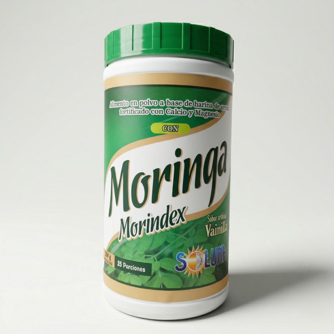Malteada con moringa. Morindex.