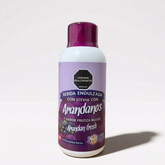 Bebida: Néctar de camu camu con arándano.