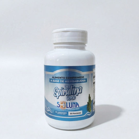 Alimento en discos. Spirulina.