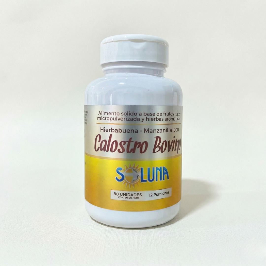 Alimento funcional Calostro Bovino. Soluna