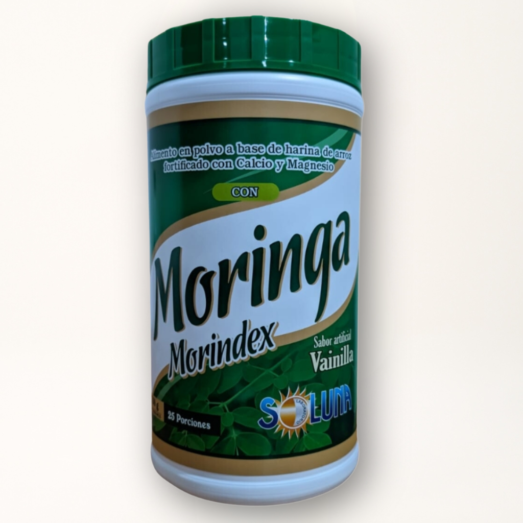 Malteada con moringa. Morindex.