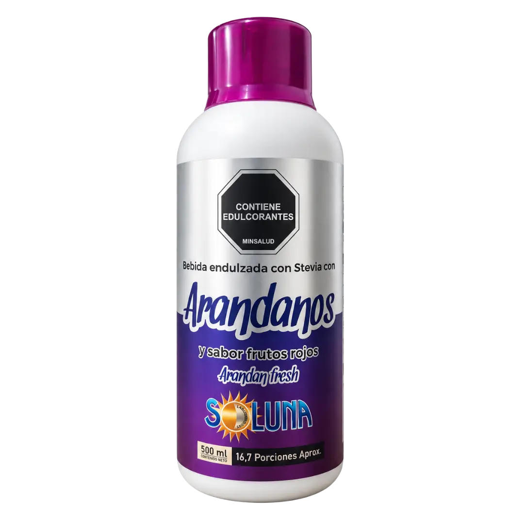 Bebida: Néctar de camu camu con arándano.