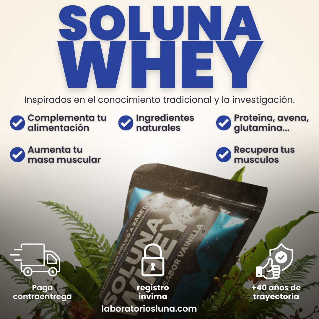 Malteada de proteina: Soluna Whey