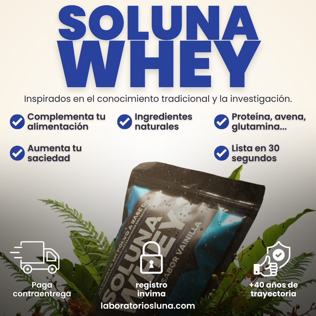Malteada de proteina: Soluna Whey